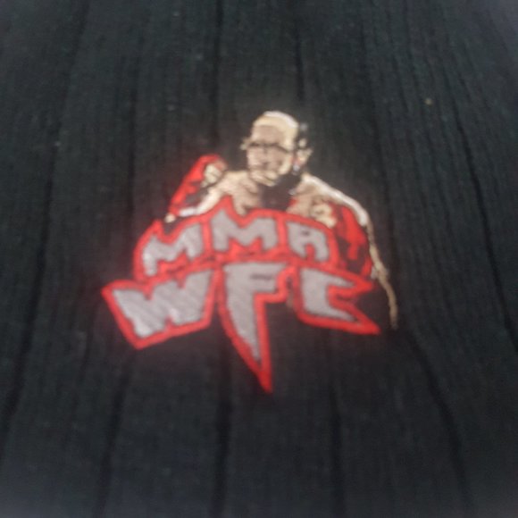 MMA WFC Beanie Cap Hat One Size Black Global Headwear Unisex Adult Youth - Picture 4 of 12